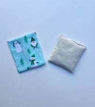 Load image into Gallery viewer, Winter Friends Flannel Boo Boo Bag