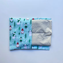 Load image into Gallery viewer, Winter Friends Flannel Rectangle Therapy Bag