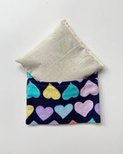 Load image into Gallery viewer, Flannel Hearts Boo Boo Bag