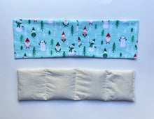 Load image into Gallery viewer, Winter Friends Flannel Long Therapy Bag