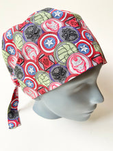 Load image into Gallery viewer, Marvel Large Scrub Cap
