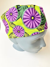 Load image into Gallery viewer, Purple Lime Scrub Cap
