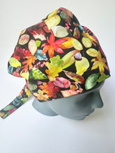 Load image into Gallery viewer, Vibrant Fall Leaves Large Scrub Cap
