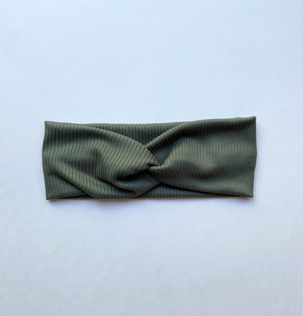 Olive Twist Headband