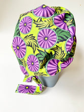 Load image into Gallery viewer, Purple Lime Large Scrub Cap
