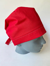 Load image into Gallery viewer, Red Large Scrub Cap
