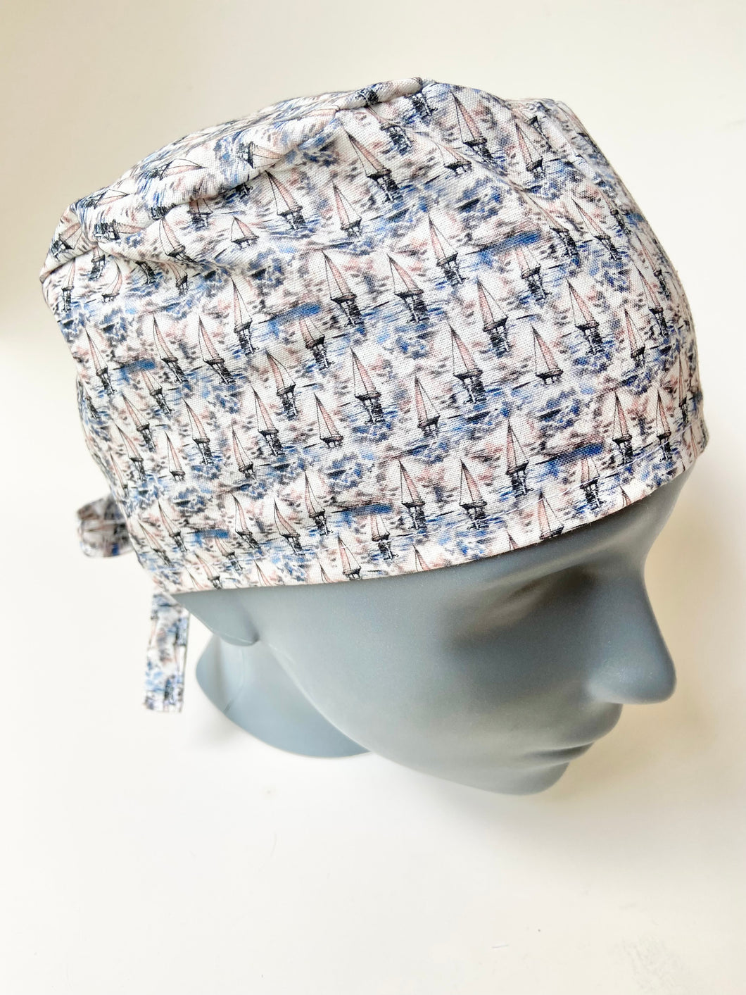 Sailboat Scrub Cap
