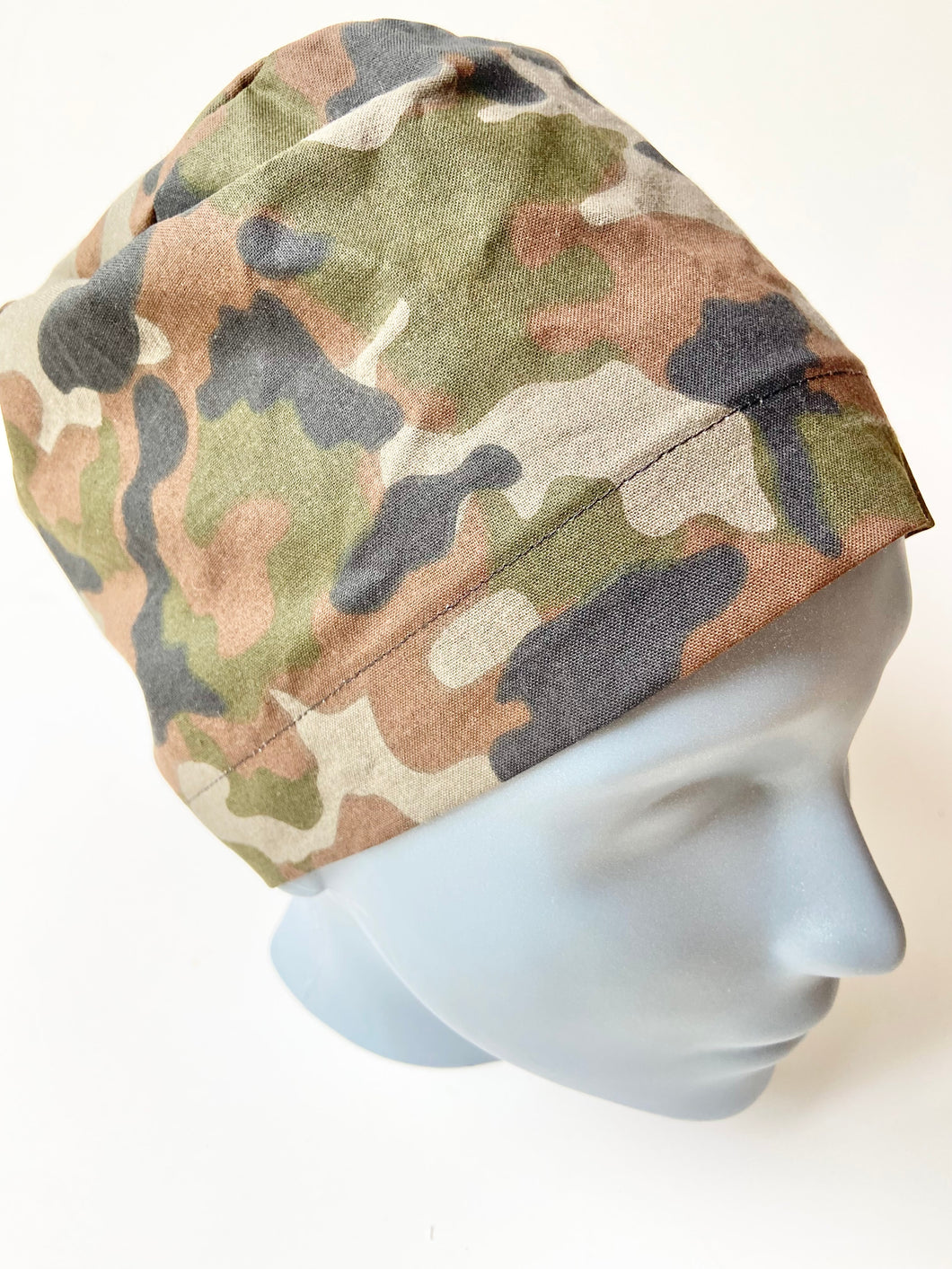Camo Large Scrub Cap