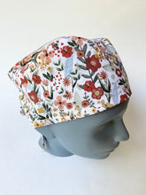 Load image into Gallery viewer, Fall Floral Scrub Cap
