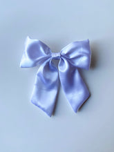 Load image into Gallery viewer, Large Satin Hair Bow with Short Tails
