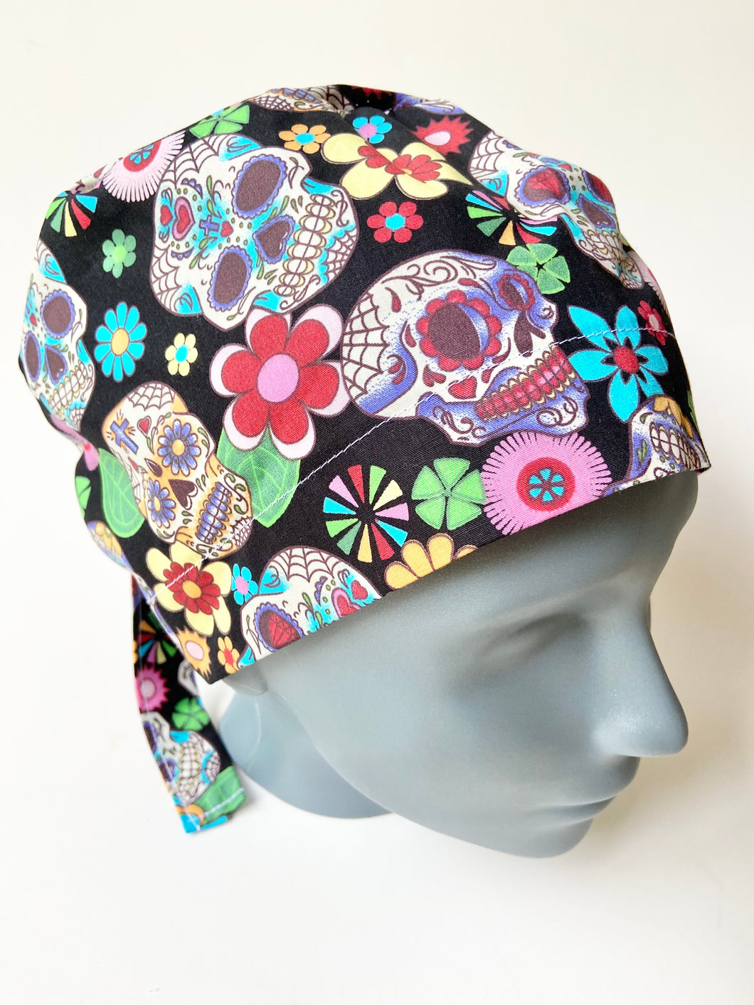 Skulls Large Scrub Cap
