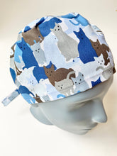 Load image into Gallery viewer, Blue Cats Scrub Cap
