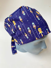 Load image into Gallery viewer, Space Rocket Large Scrub Cap
