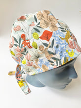 Load image into Gallery viewer, Floral Playground Large Scrub Cap
