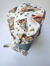 Load image into Gallery viewer, Fall Owls Large Scrub Cap
