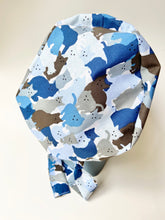 Load image into Gallery viewer, Blue Cats Large Scrub Cap

