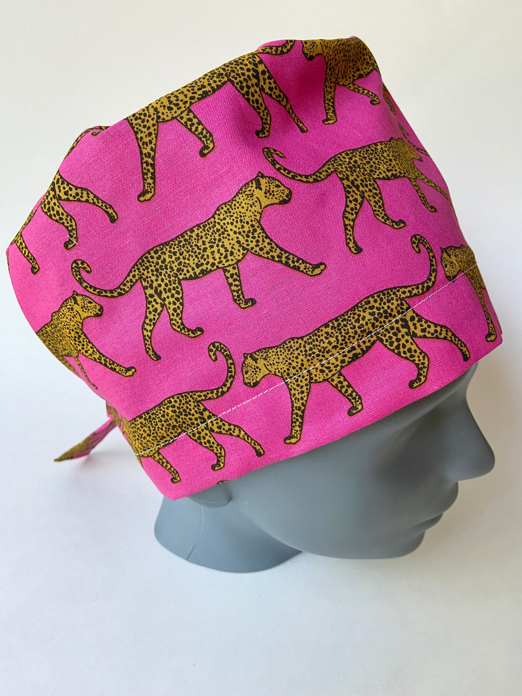 Cheetah Large Scrub Cap