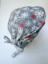 Load image into Gallery viewer, Canadian Winter Snowflake Scrub Cap
