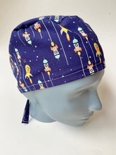 Load image into Gallery viewer, Space Rocket Scrub Cap
