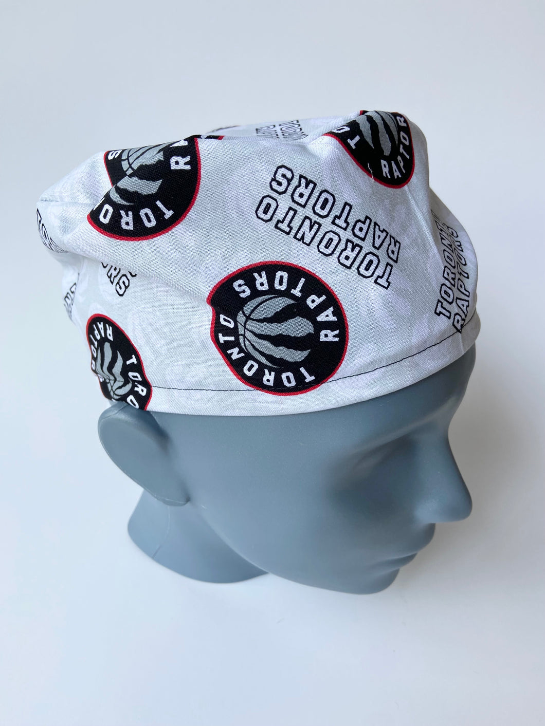 White Toronto Raptors Scrub Cap