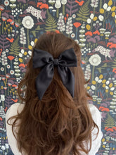 Load image into Gallery viewer, Large Satin Hair Bow with Short Tails
