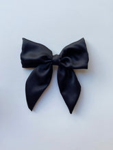 Load image into Gallery viewer, Large Satin Hair Bow with Short Tails
