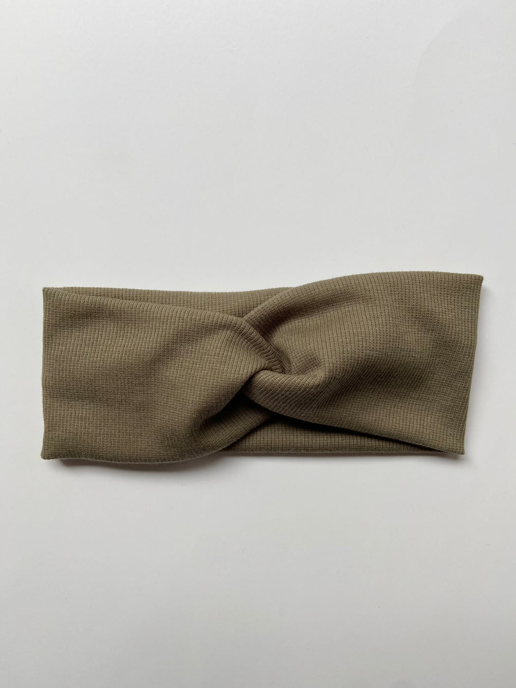 Olive Thicker Twist Headband