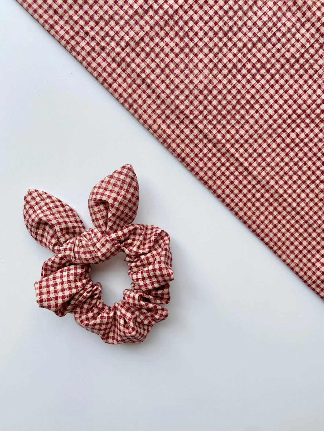 Farmer Plaid Scrunchie with Bow