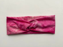 Load image into Gallery viewer, Pink Tie Dye Twist Headband
