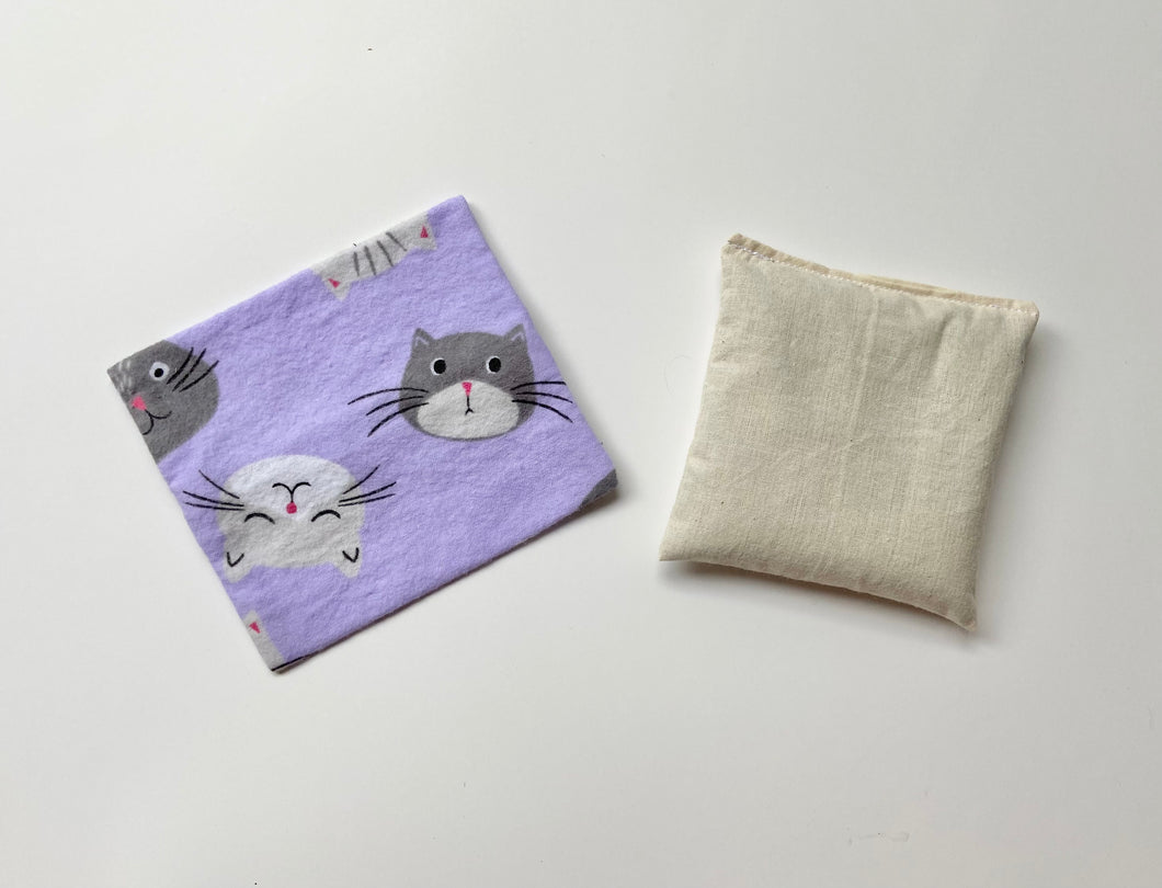 Flannel Cats Boo Boo Bag