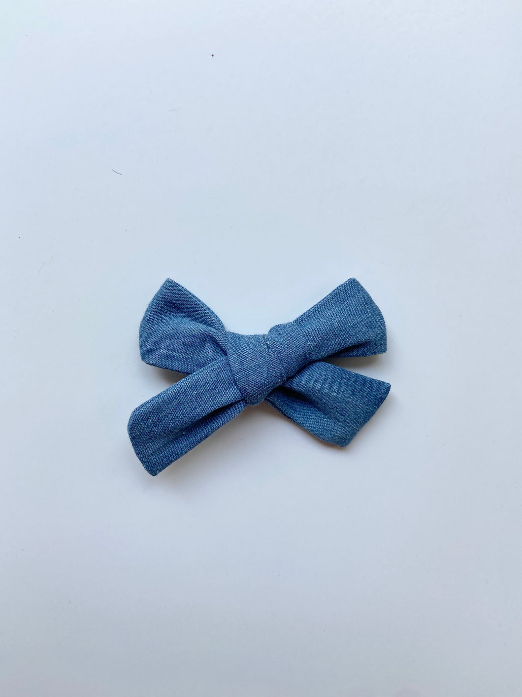 Denim Classic Hair Bow