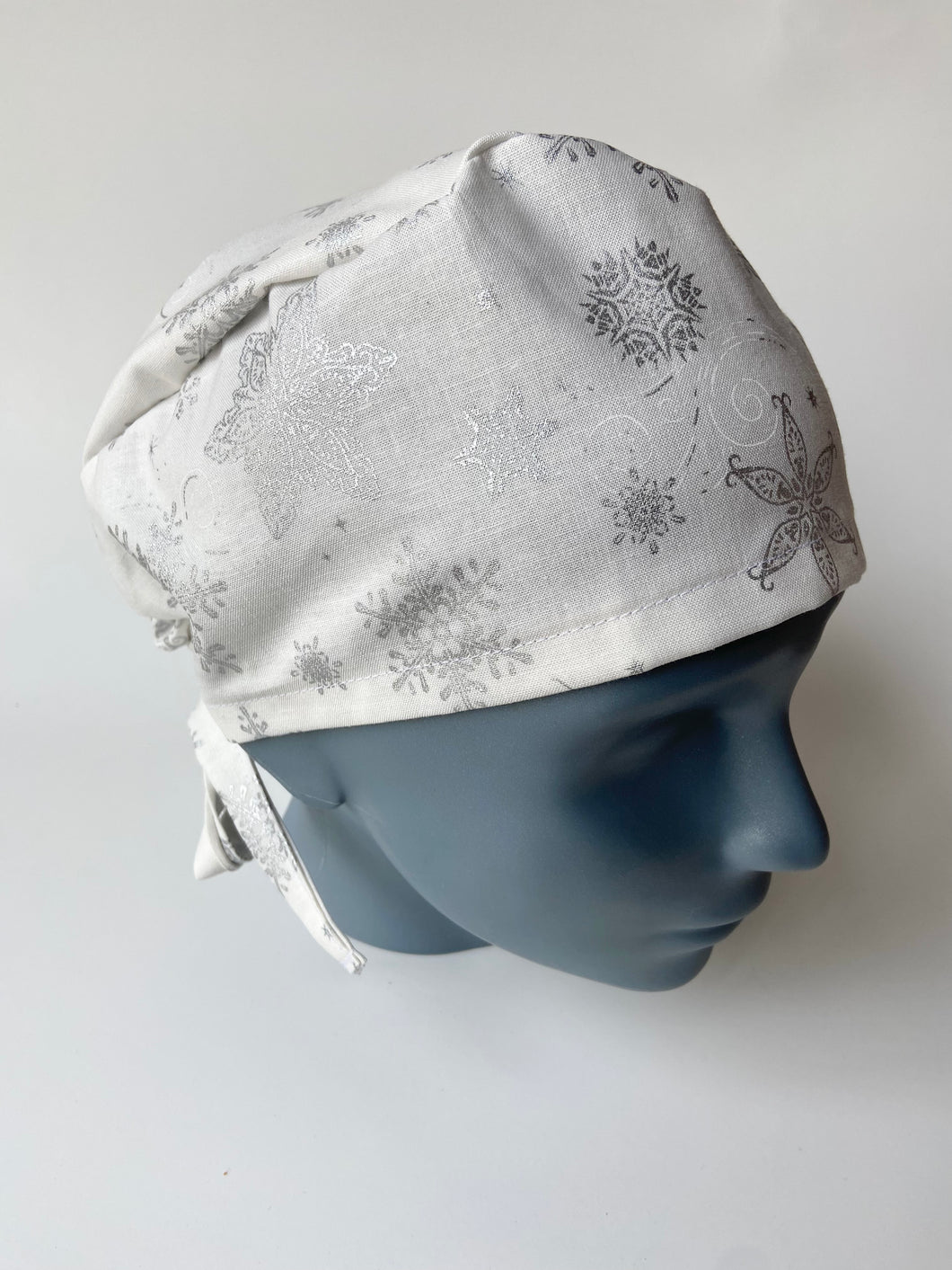 Snowflakes Scrub Cap