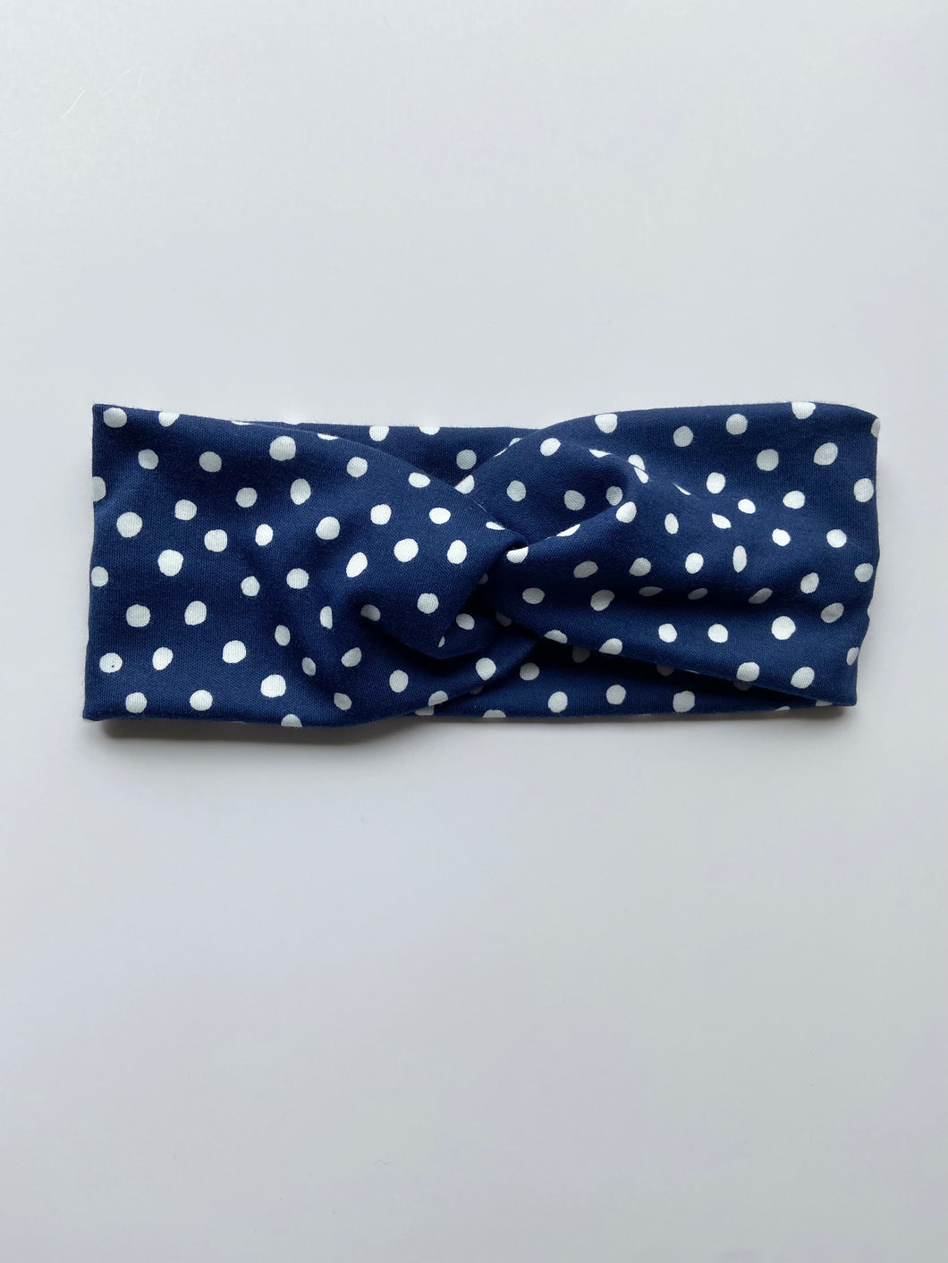 Navy Blue Twist Headband