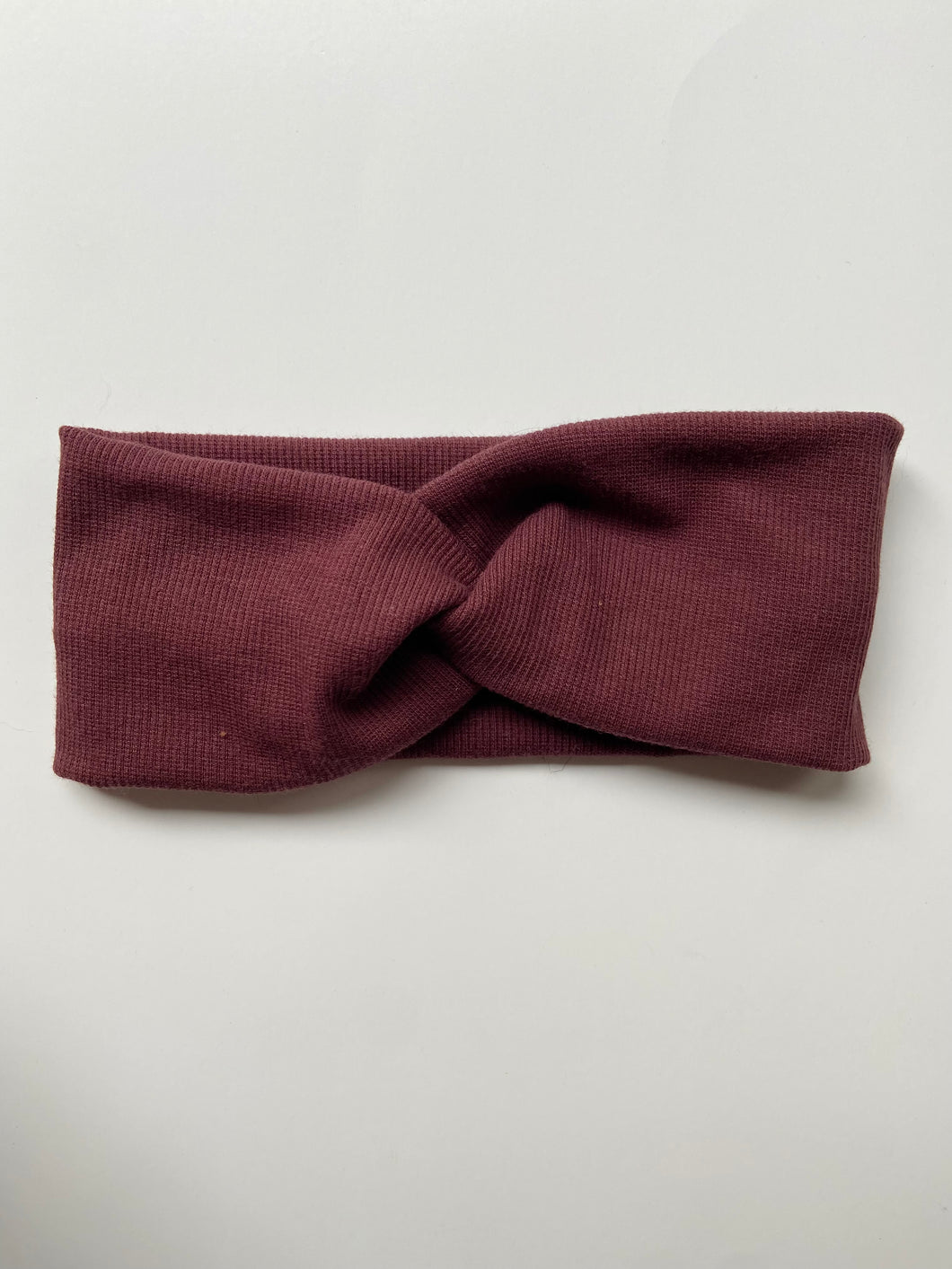 Maroon Thicker Twist Headband