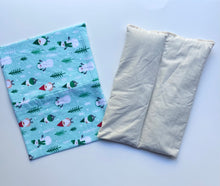 Load image into Gallery viewer, Winter Friends Flannel Rectangle Therapy Bag
