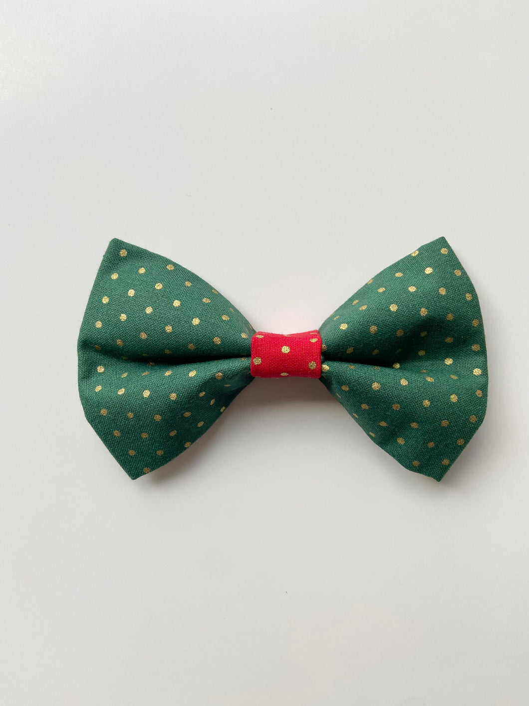 Green Christmas Pet Bow