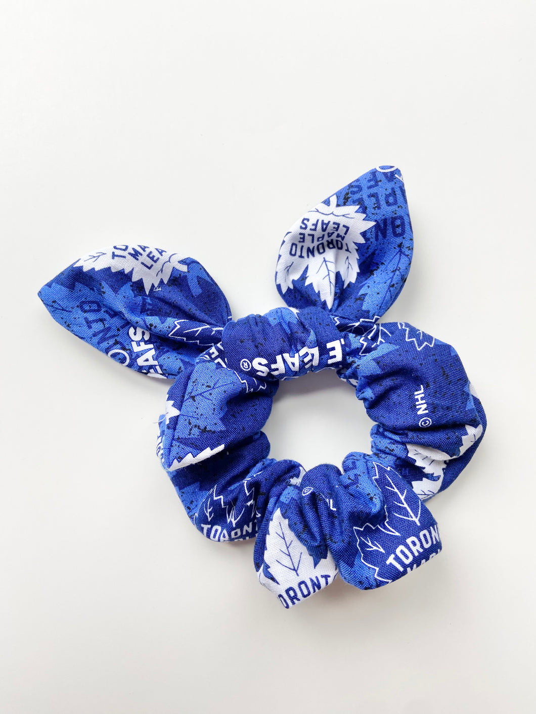 Toronto Maple Leafs Scrunchie with Bow