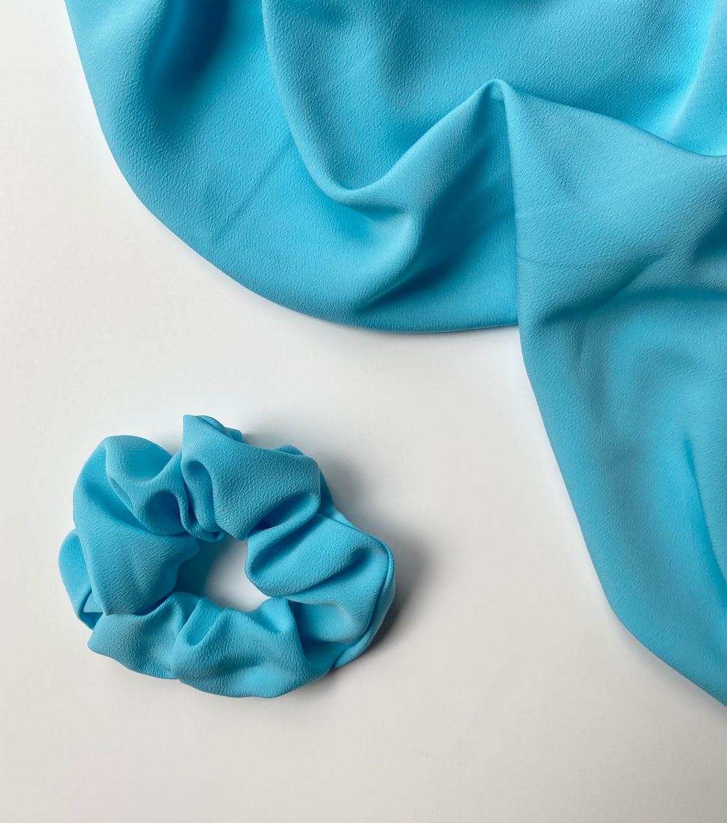 Electric Blue Scrunchie