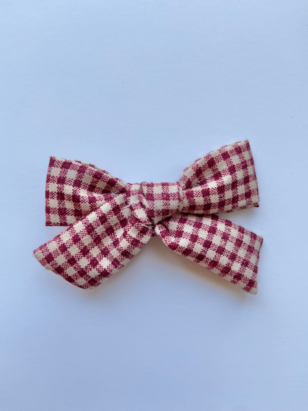 Farmer Plaid Classic Bow