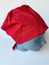 Load image into Gallery viewer, Christmas Red Large Scrub Cap

