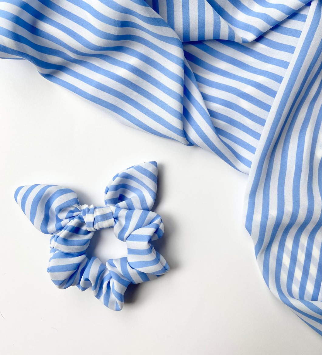 Sailor Chiffon Scrunchie with Bow