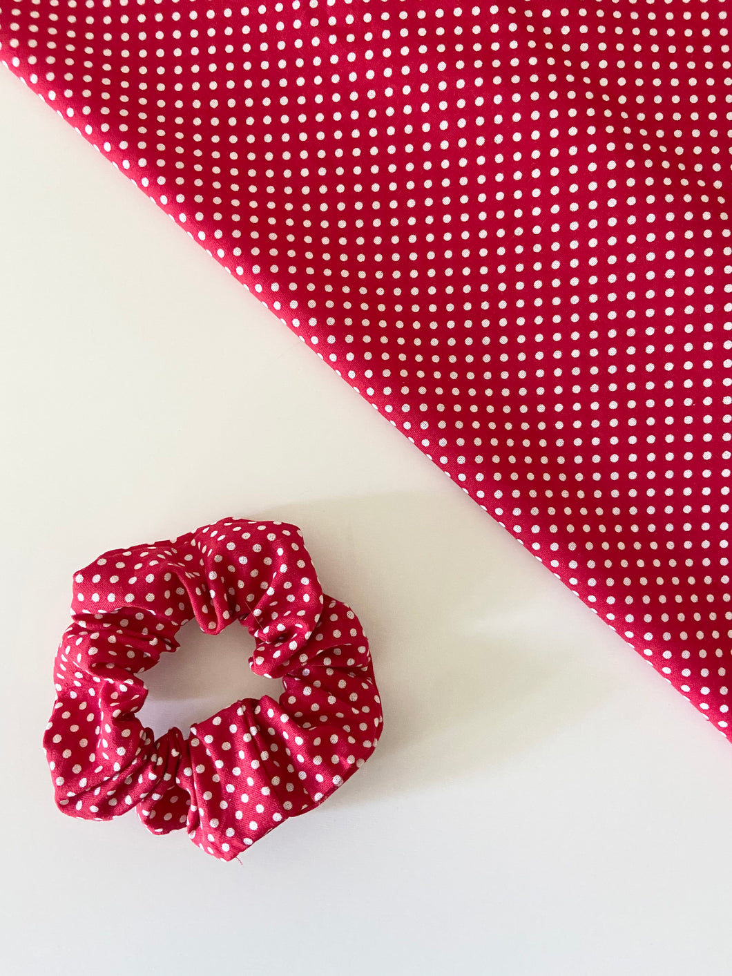 Retro Red Scrunchie
