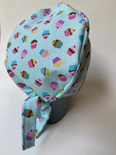 Load image into Gallery viewer, Cupcakes Large Scrub Cap
