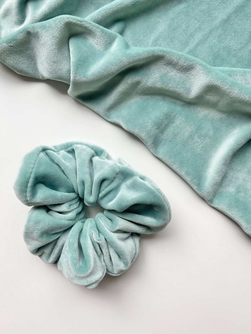 XL Teal Teddy Scrunchie