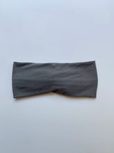 Load image into Gallery viewer, Dark Grey Bamboo Twist Headband
