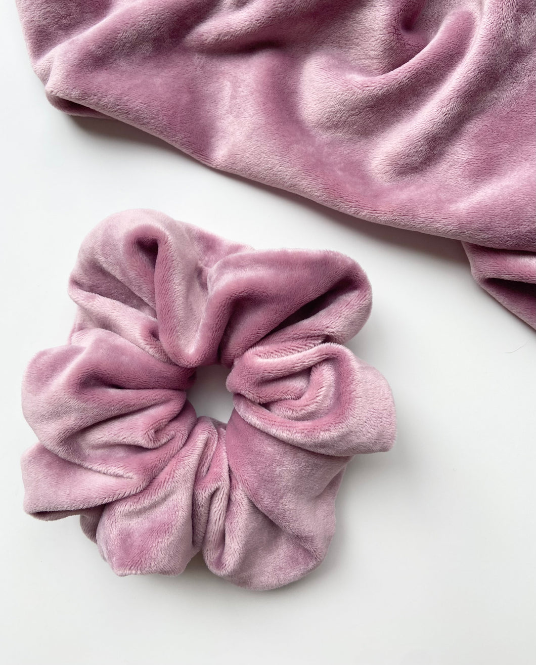 XL Pink Teddy Scrunchie