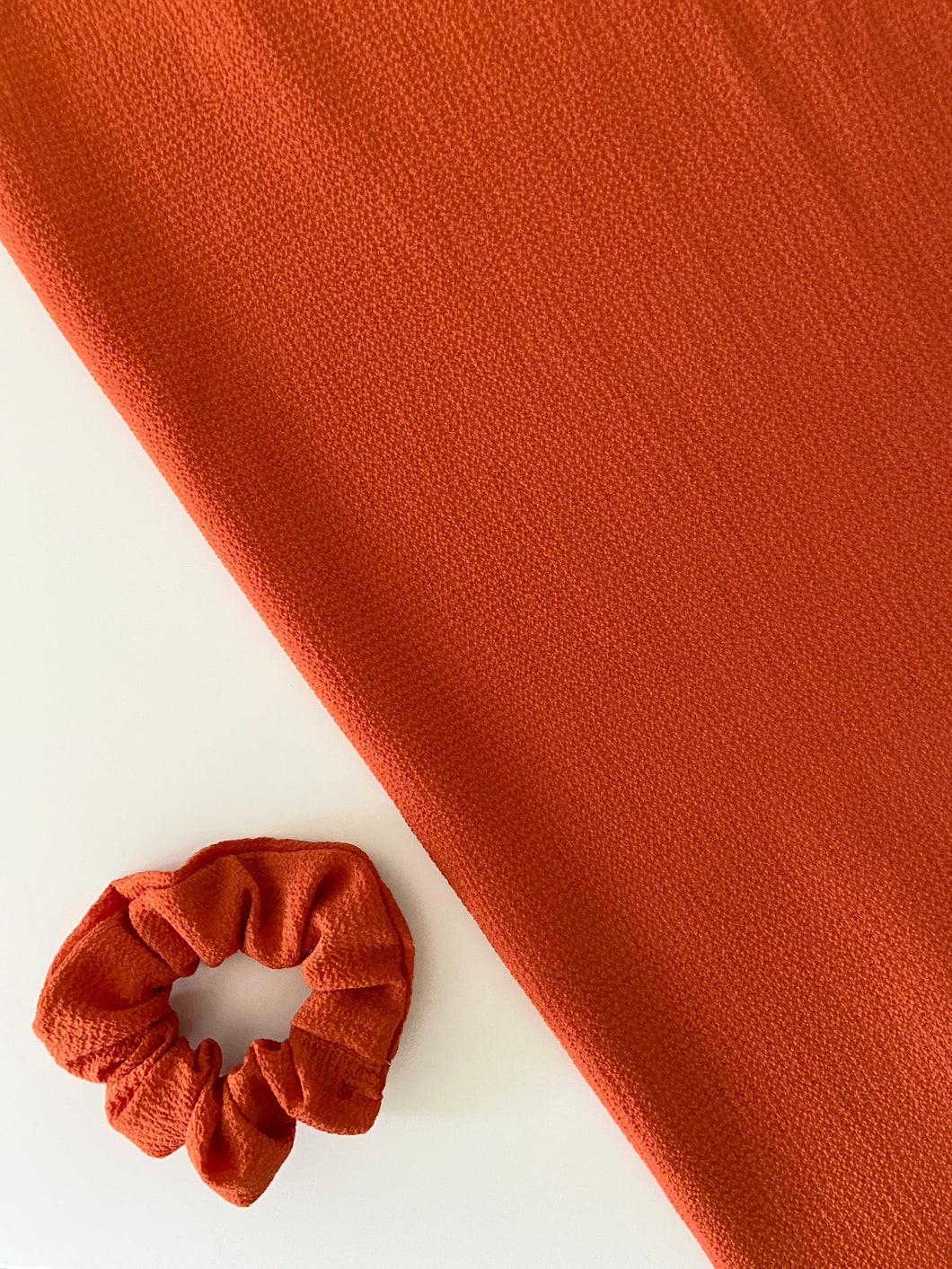 Pumpkin Textured Scrunchie