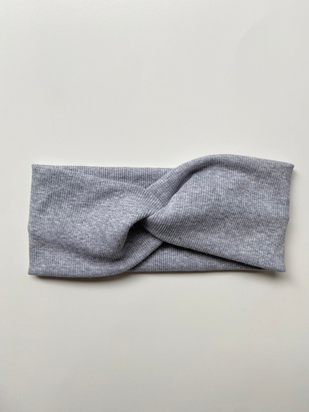 Light Grey Thicker Twist Headband