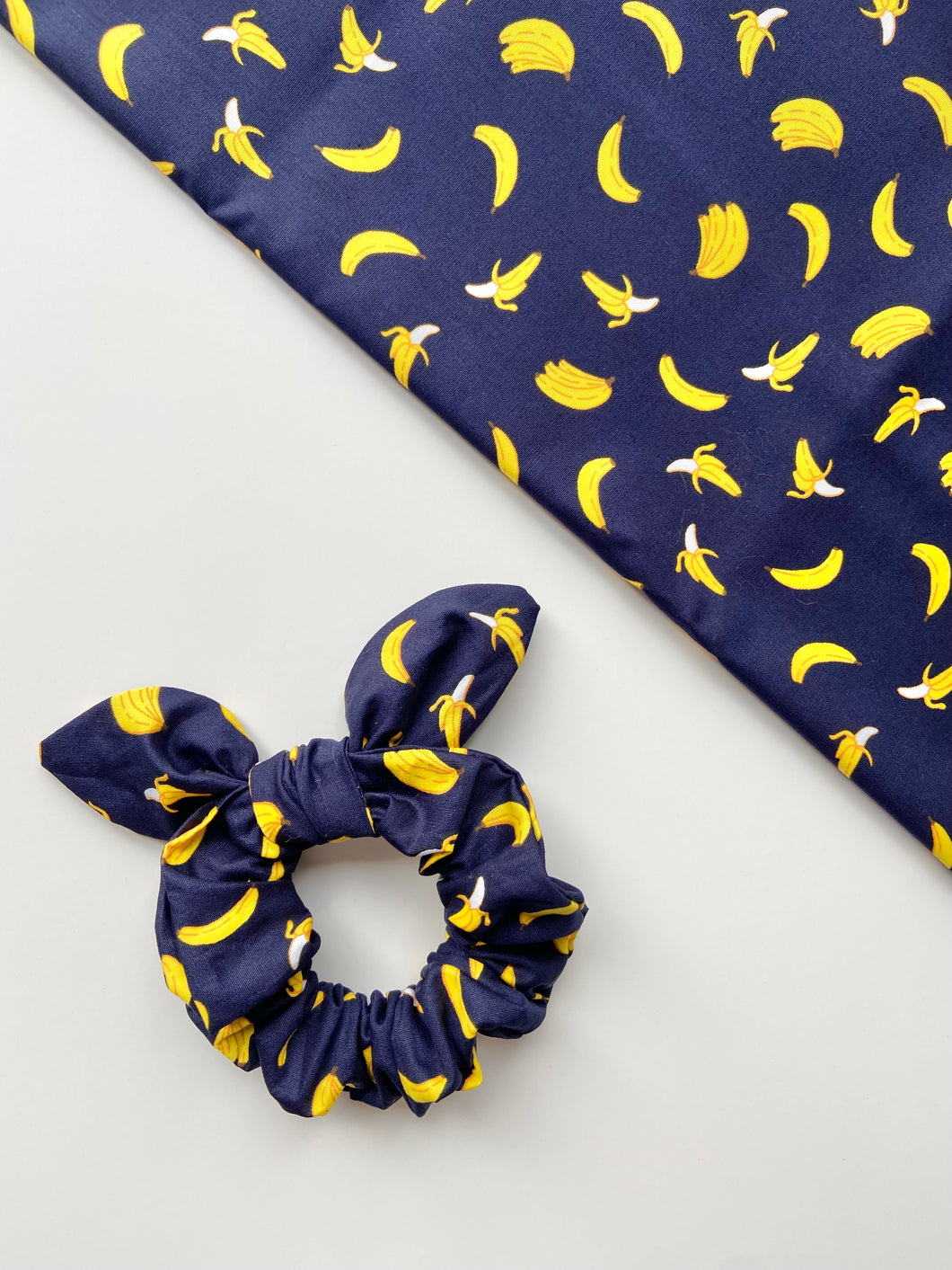 Banana Scrunchie with Bow