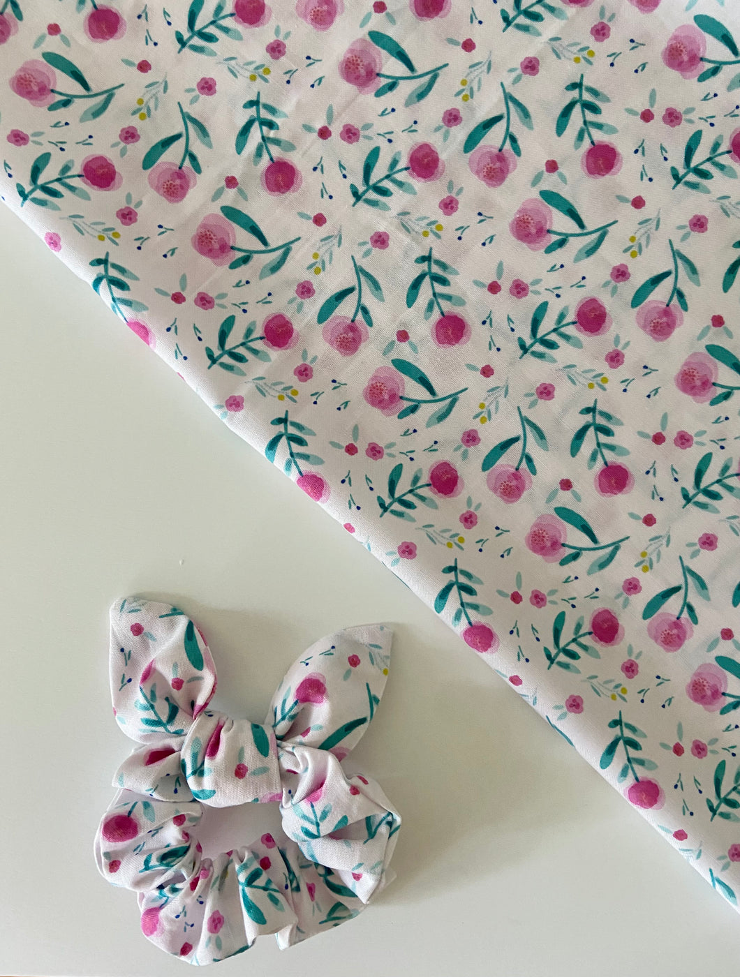 Rosebud Scrunchie with Bow